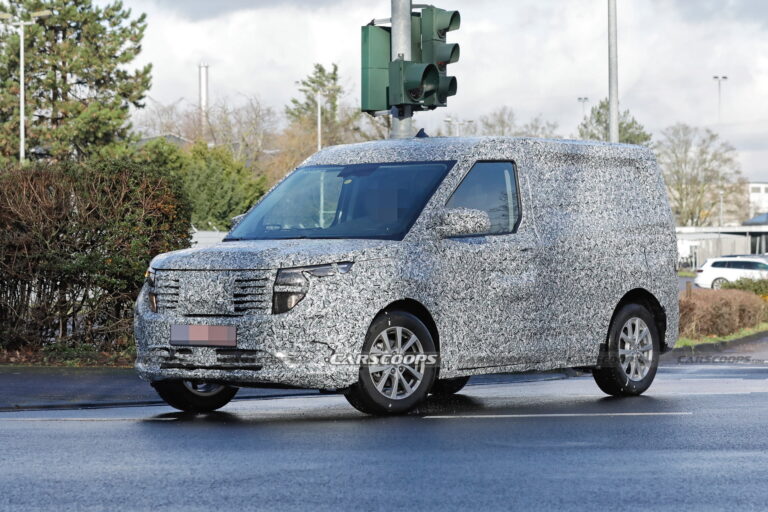 2024 Ford Transit Courier Spied With Production Body For The First Time