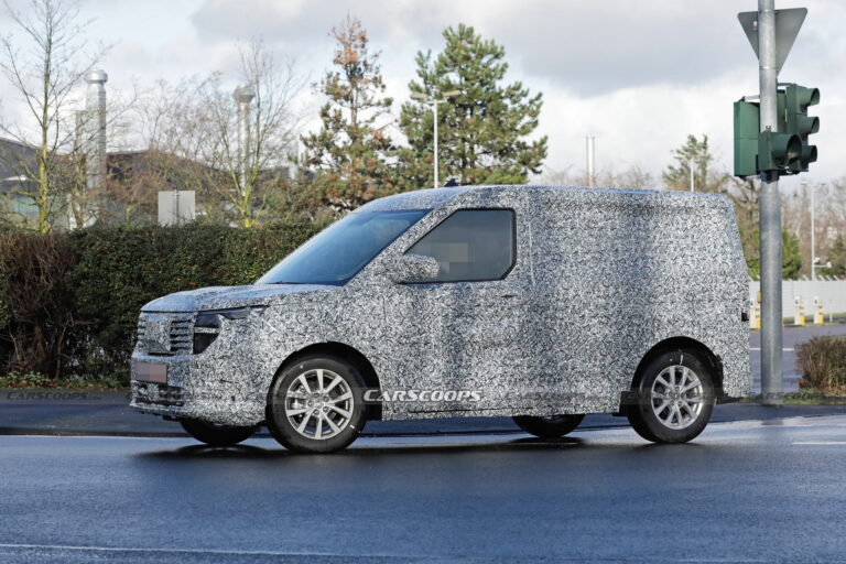 2024 Ford Transit Courier Spied With Production Body For The First Time   Ford Transit Courier Scoop 7 768x512 