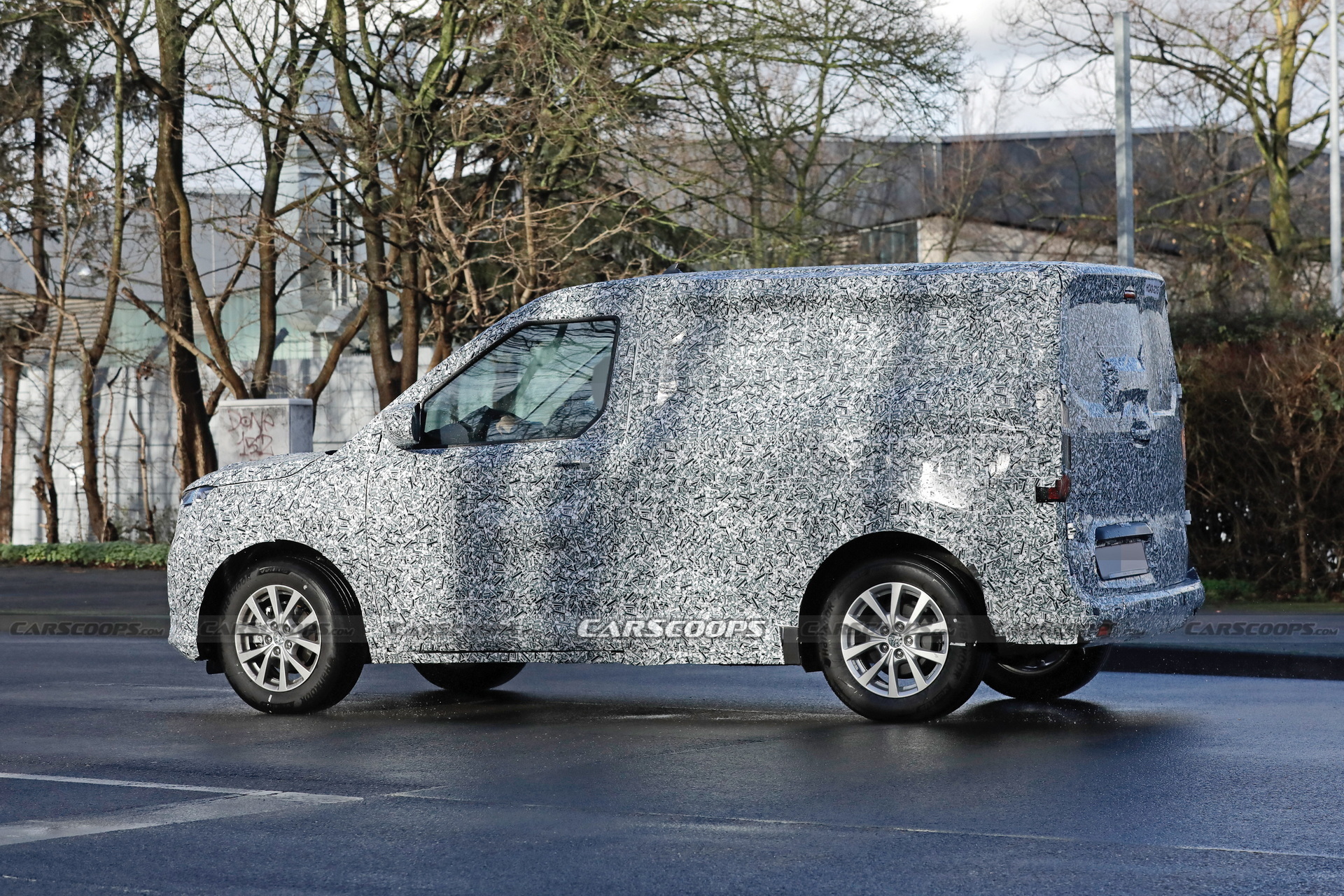 2024 Ford Transit Courier Spied With Production Body For The First Time   Ford Transit Courier Scoop 9 