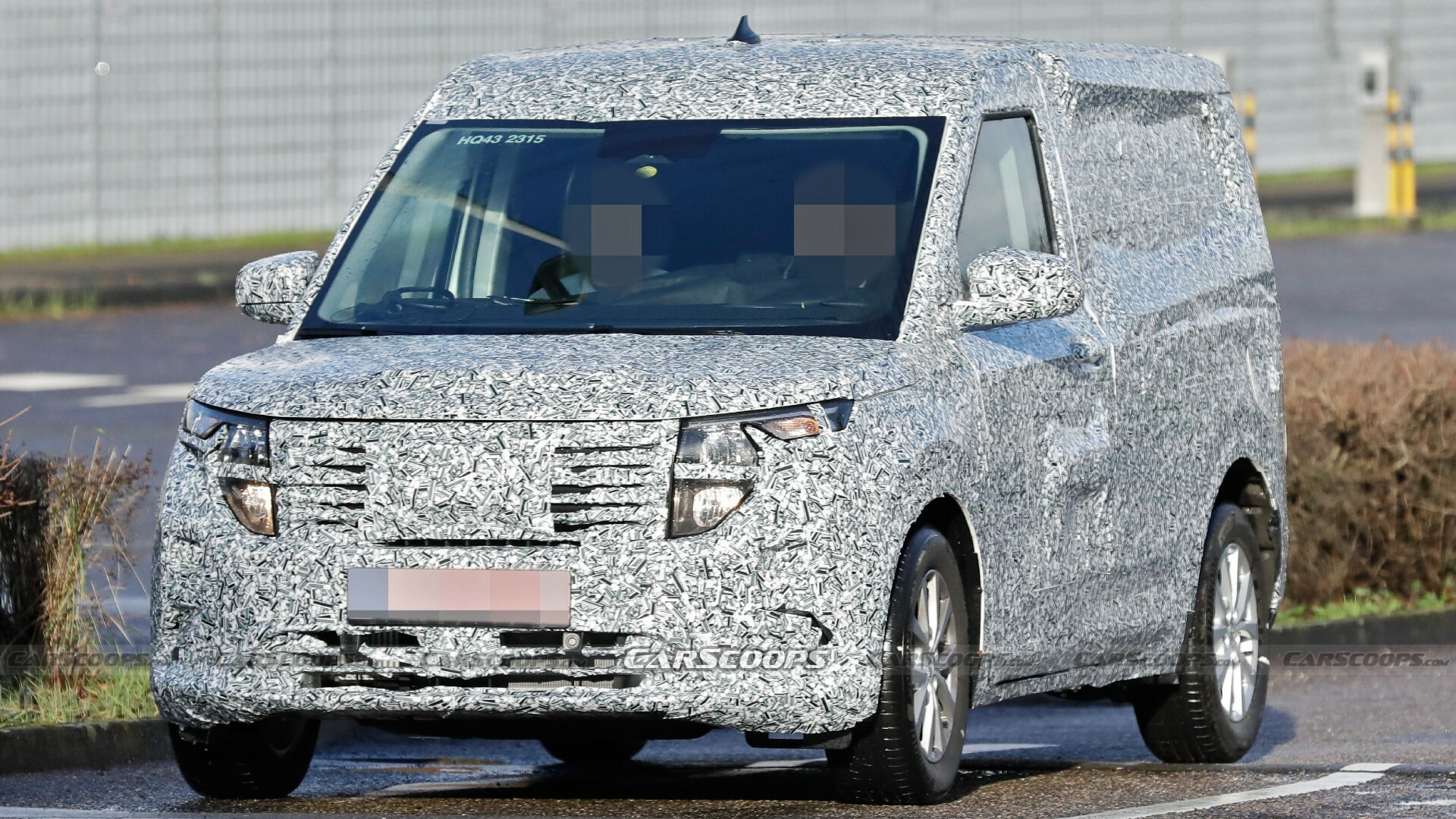 2024 Ford Transit Courier Spied With Production Body For The First Time