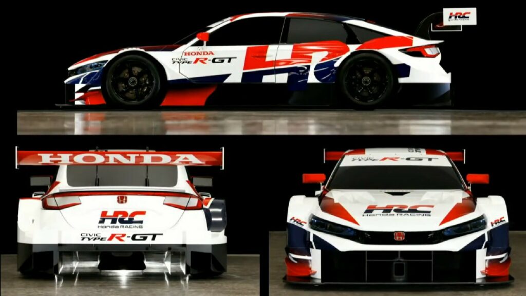 Honda Racing Corporation Civic Type R - GT Japan GT test car-inspired  livery. The link to livery is on style card. : r/granturismo