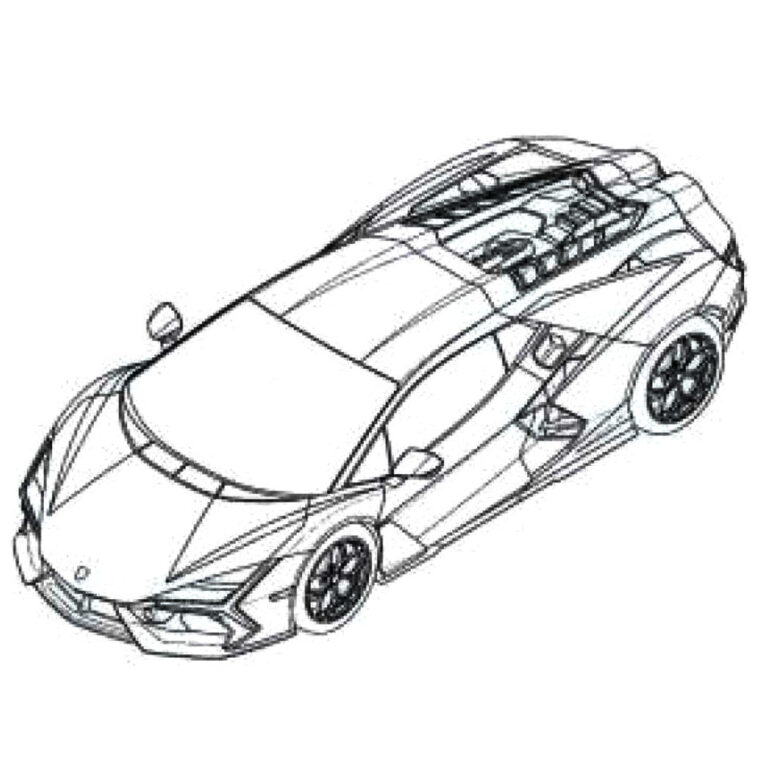 2024 Lamborghini Aventador V12 Successor Likely Revealed In Patent ...