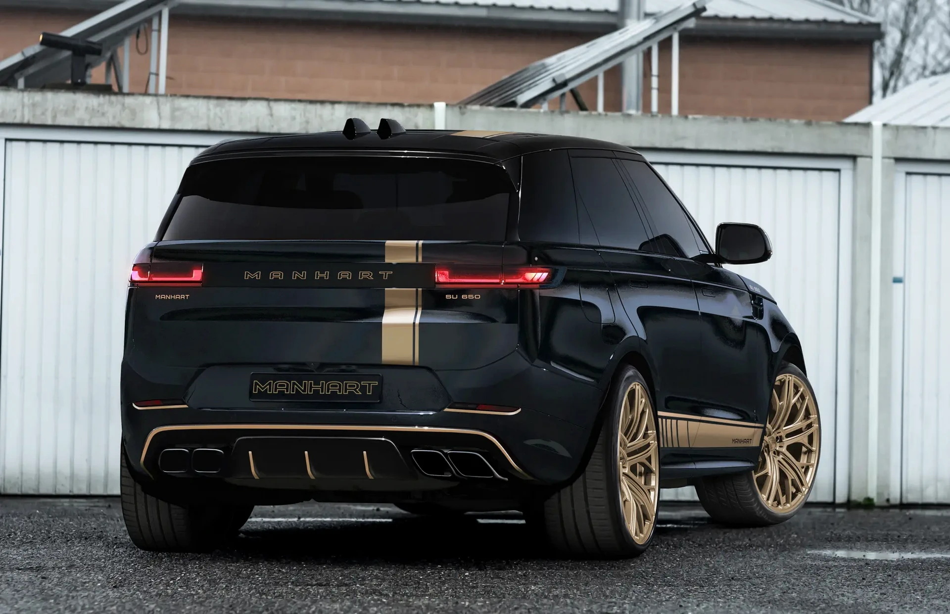 Manhart Previews Range Rover Sport With 641 HP And Gold 24Inch Wheels