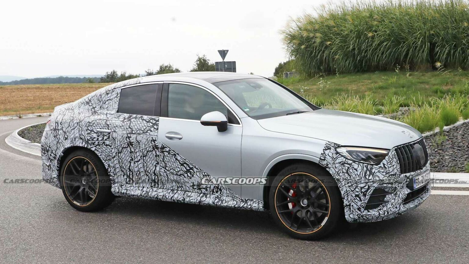 Mercedes-amg Glc43 Coupe Spotted With 402-hp Mild-hybrid Inline Four 