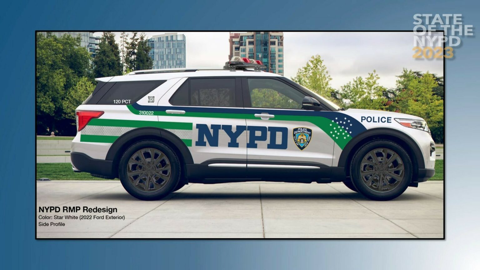 Nypd Teases Patrol Car Makeover With New Livery And Qr Code Carscoops 9174