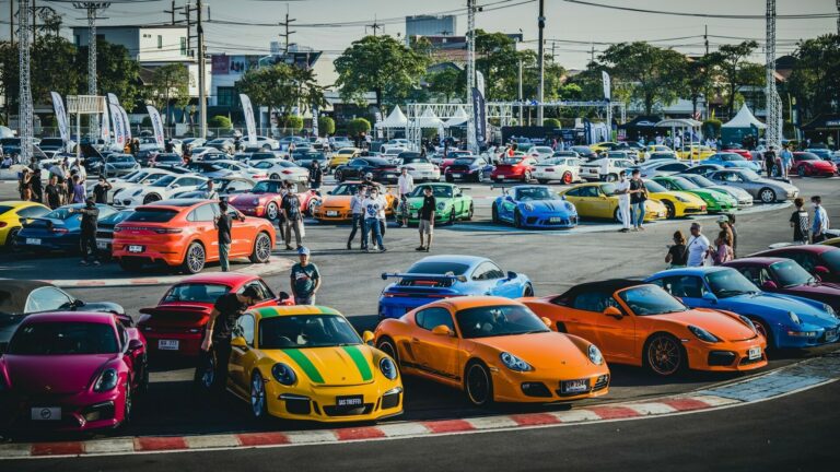 Porsche Celebrates 30th Anniversary In Thailand With Colorful Display 