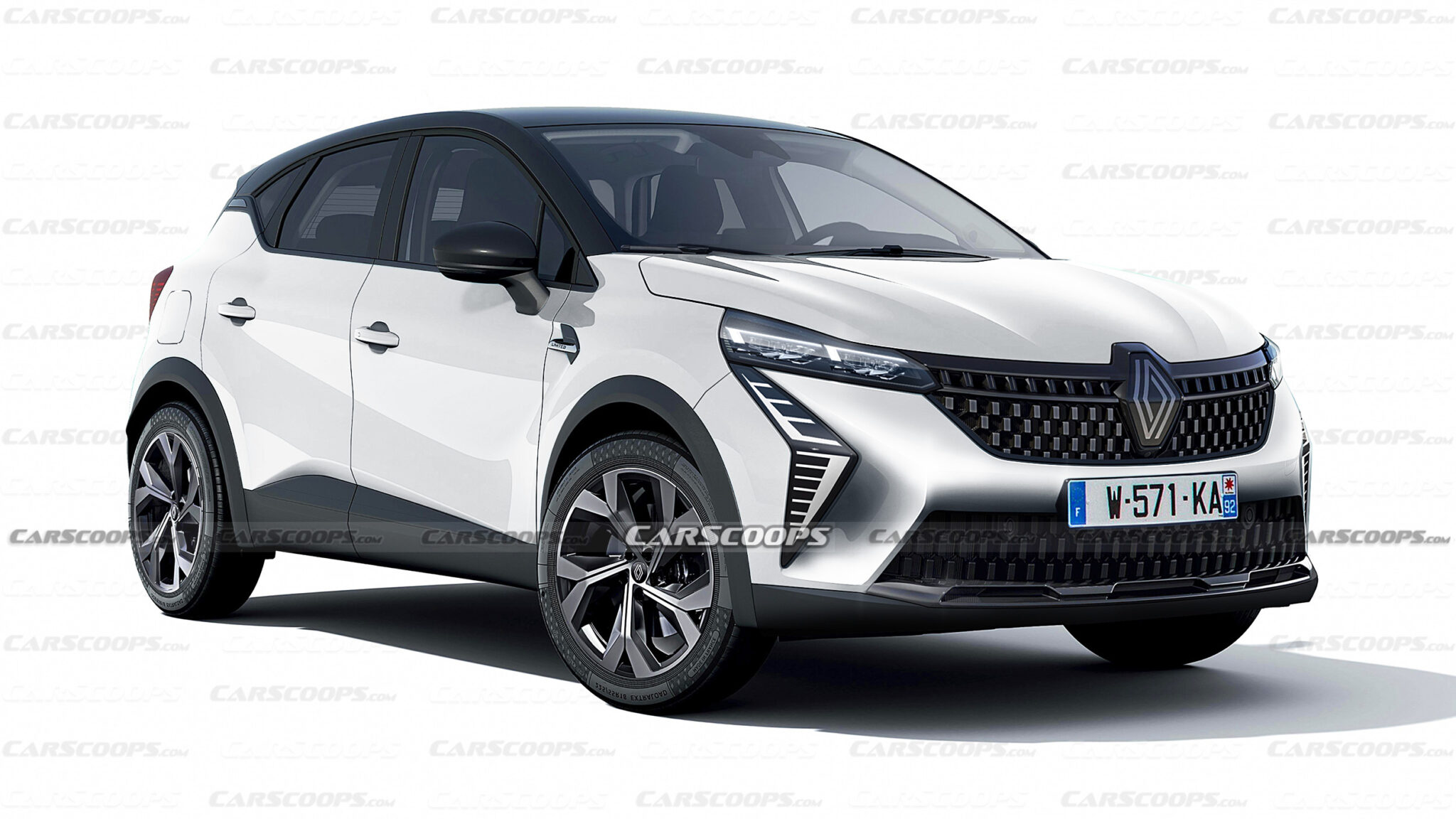 2024 Renault Captur Everything We Know About The Facelifted Small SUV   Renault Captur Facelift CS WHITE 2048x1152 