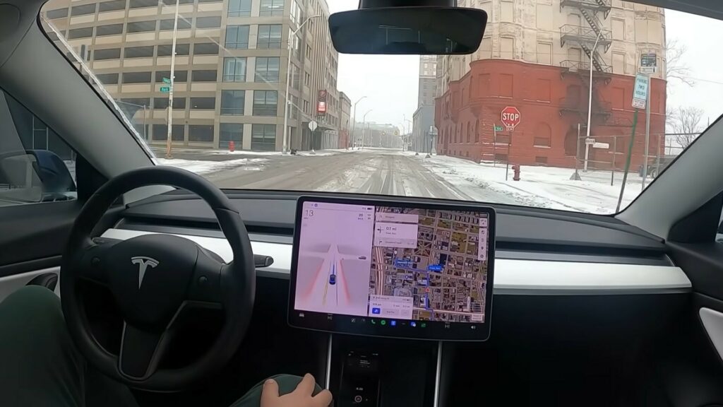  Video Proves Tesla’s Full Self-Driving Beta Still Performs Terribly In The Snow