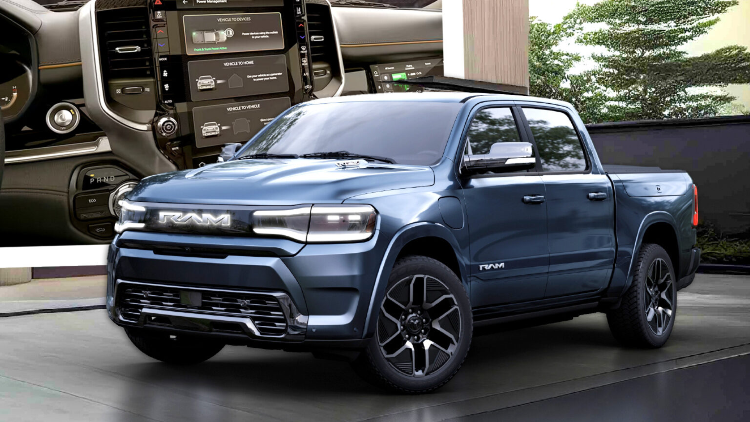 2024 Ram 1500 REV Electric Truck Unveiled, Lacks Concept’s Drama ...