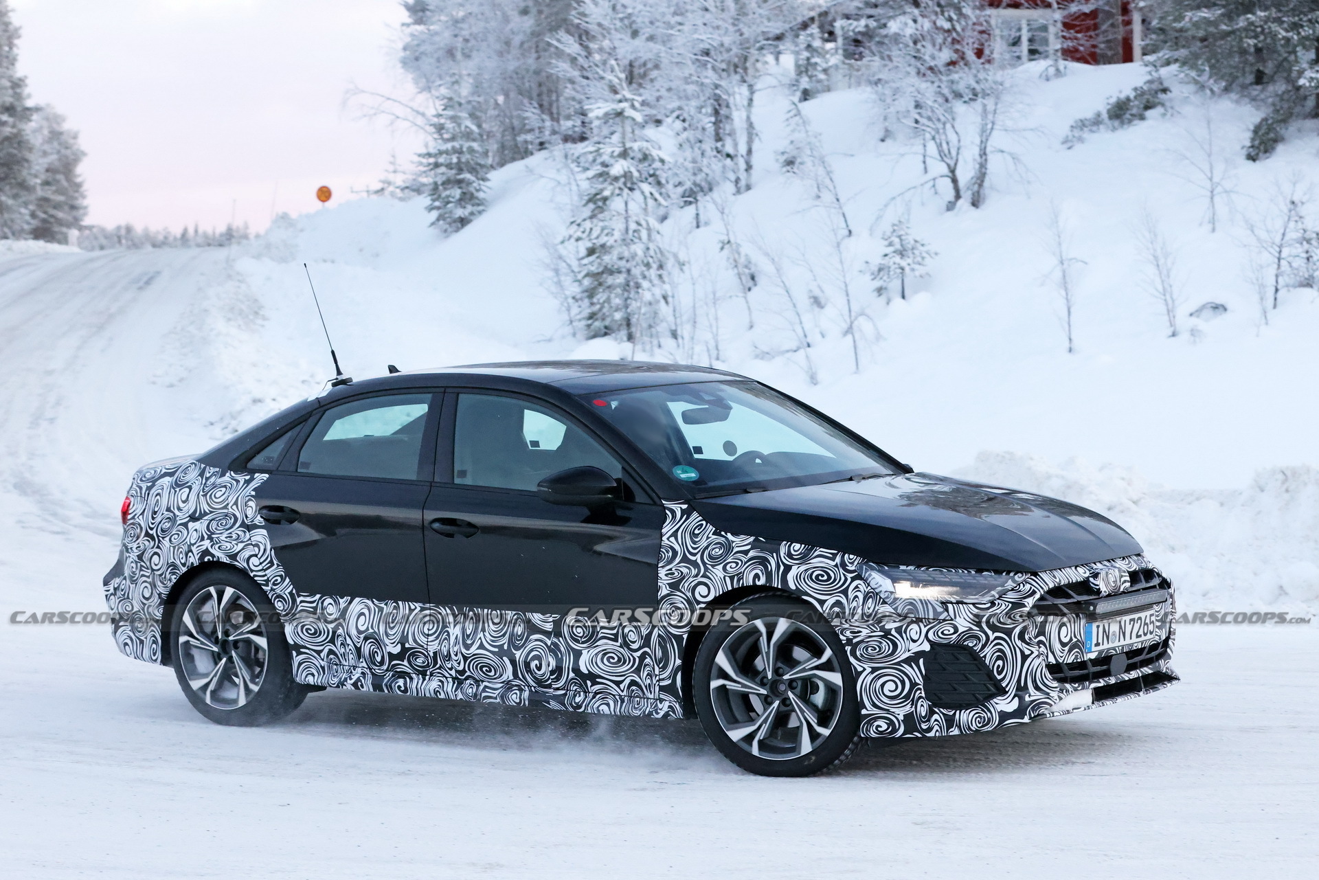 2024 Audi A3 Sedan Spied With Trick LEDs In Northern Europe | Carscoops