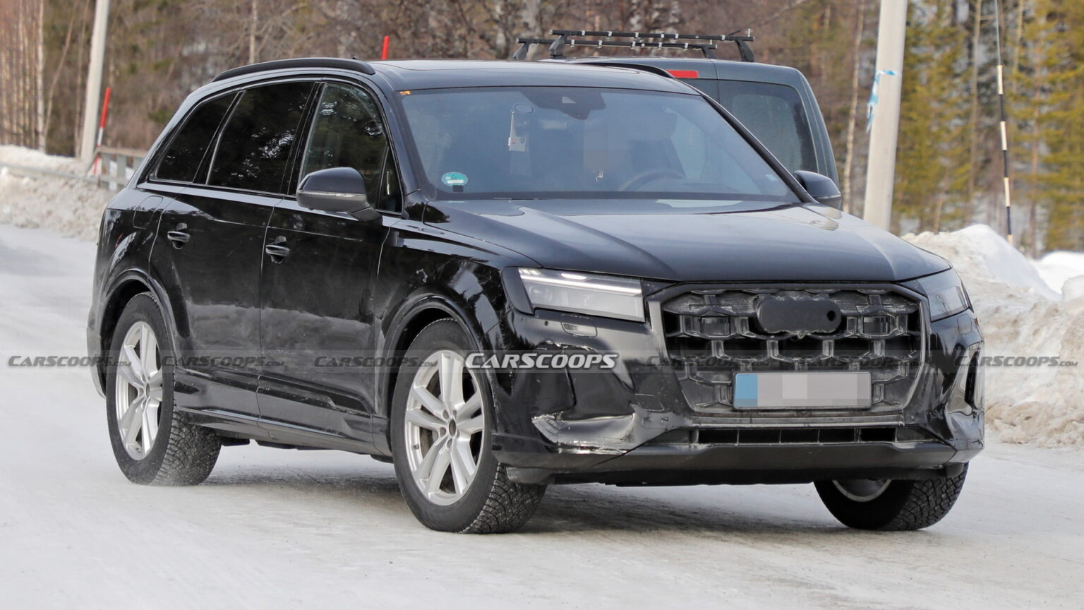 Facelifted 2024 Audi Q7 Snapped All But Undisguised In Latest Spy Shots