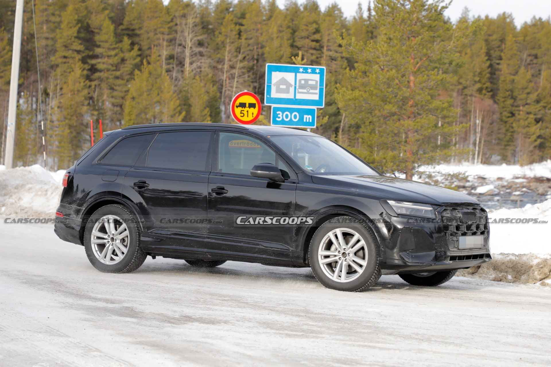 Facelifted 2024 Audi Q7 Snapped All But Undisguised In Latest Spy Shots