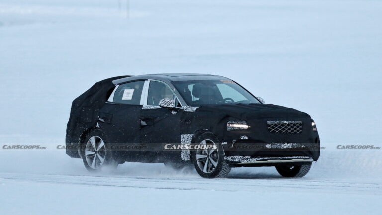 2024 Genesis GV80 Coupe Spied Outside Korea For The First Time | Carscoops