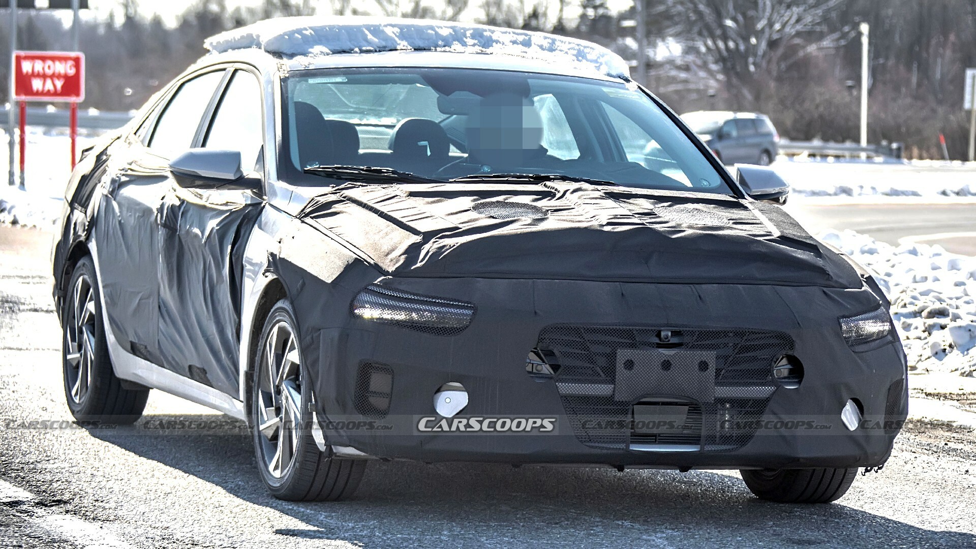 2024 Hyundai Elantra Spied First Look At Facelifted Sedan Carscoops