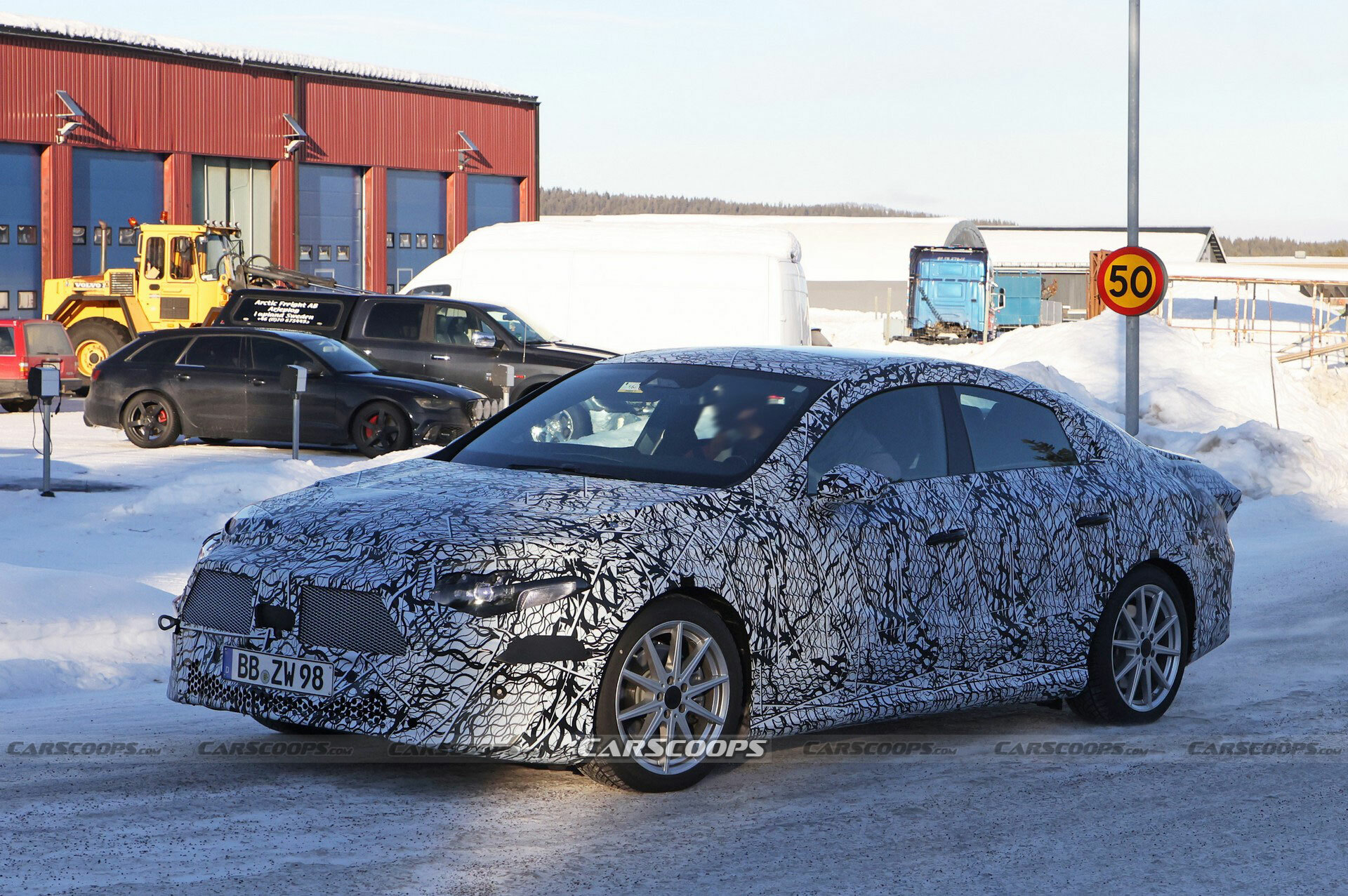 2025 Mercedes CLA Spied With An Electrifying New Design | Carscoops