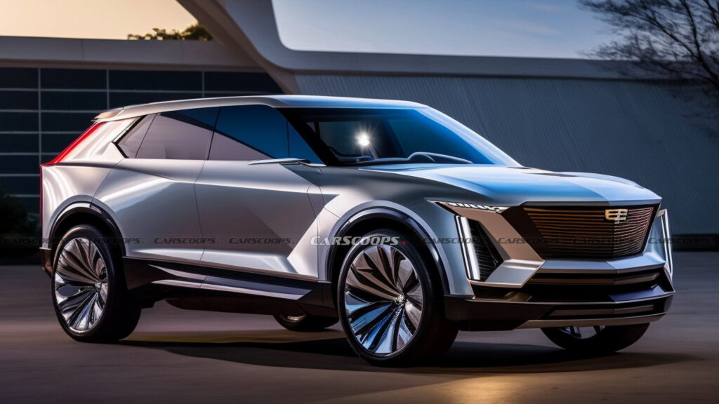 2025 Cadillac Optiq, 3-Row Electric Crossover Sizes Compared