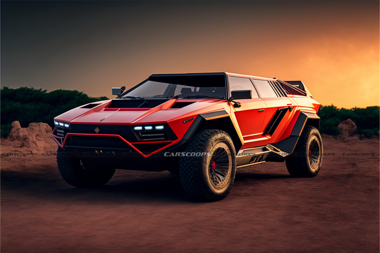 What If Lamborghini Made A New Lm003 Instead Of The Urus Carscoops