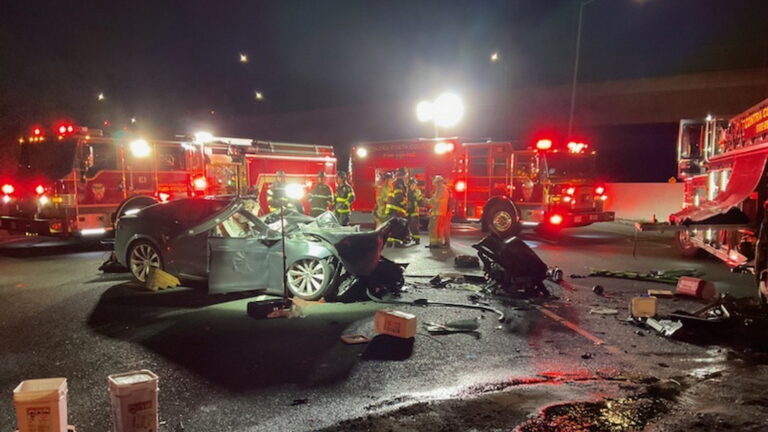 Tesla Driver Dies After Crashing Into Stationary Firetruck On ...