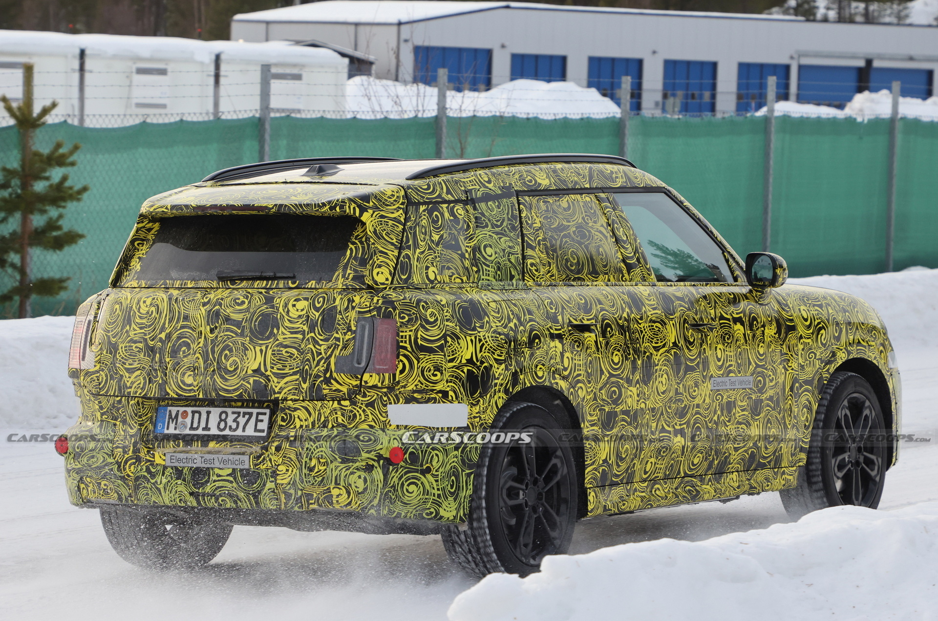 2025 MINI Countryman EV Spied With Unique Design Elements For The First  Time