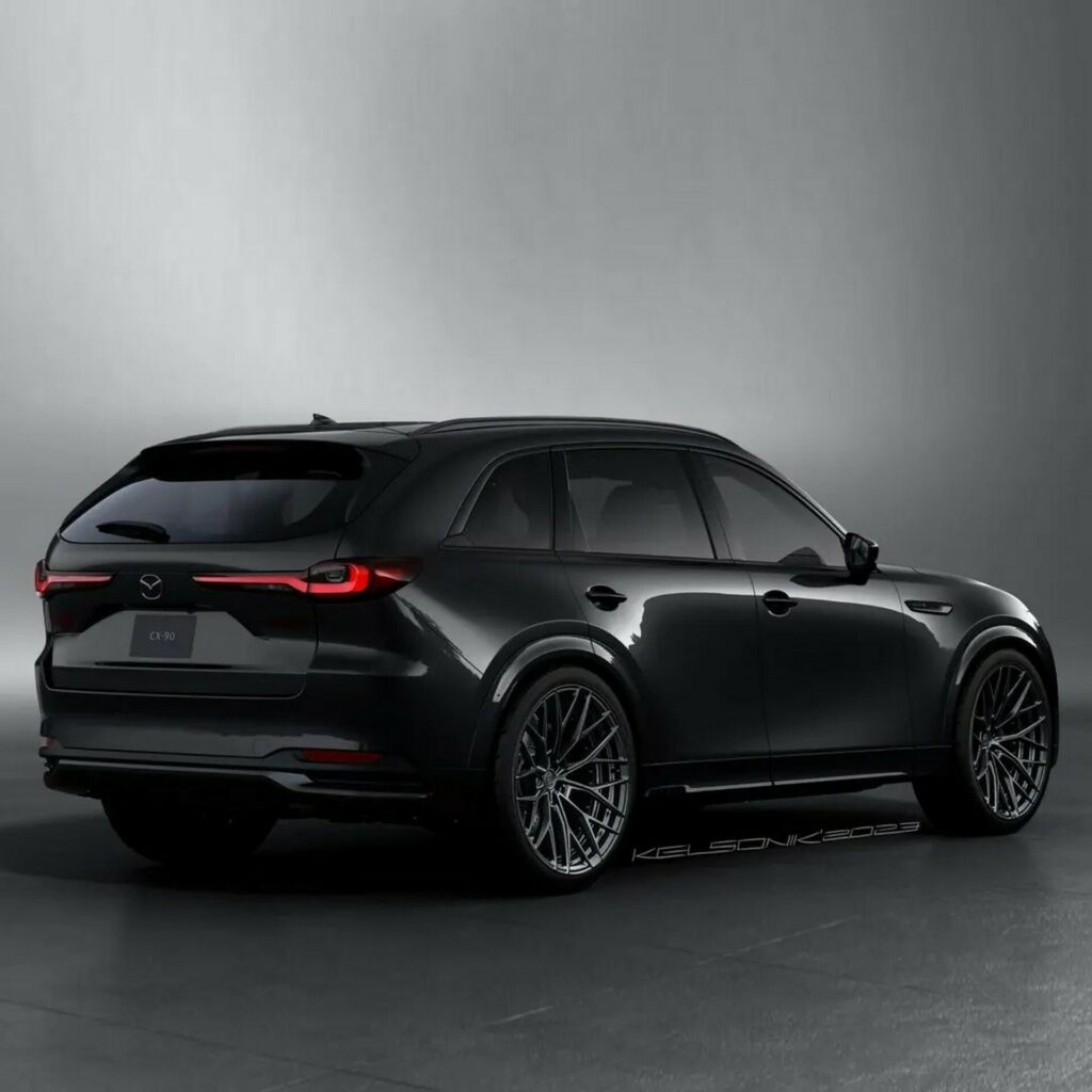 Does The 2024 Mazda CX90 Look Better All Blacked Out And Lowered