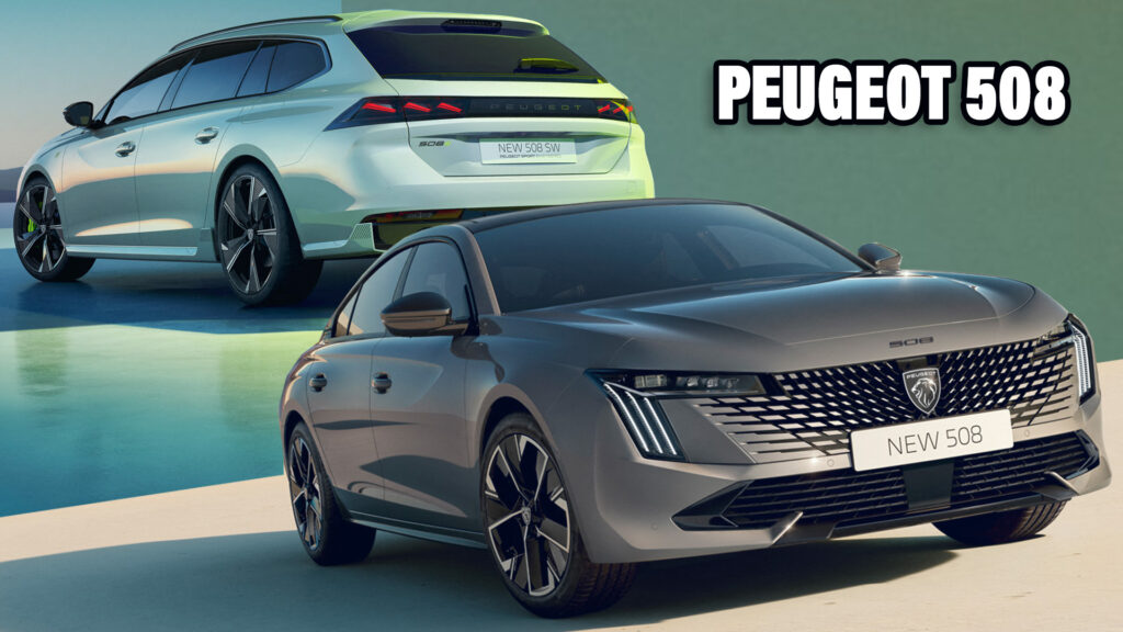 2024 Peugeot 508 Digitally Drops Camouflage, Gunning for Prettiest