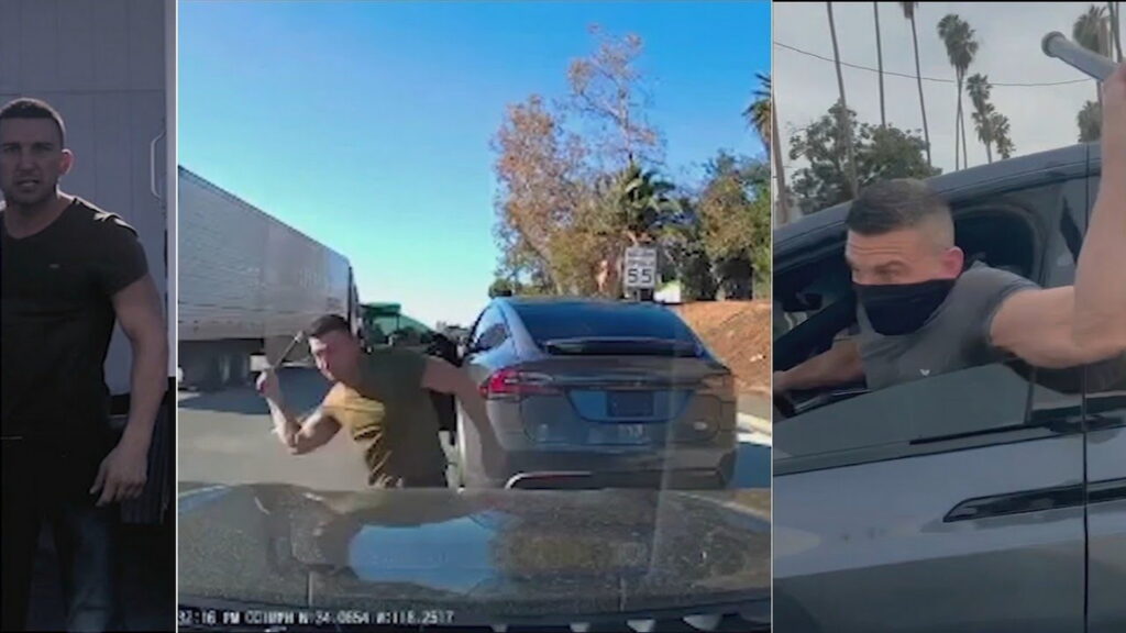  Pipe-Wielding Tesla Driver Accused Of Serial Road Rage Attacks Arrested In SoCal