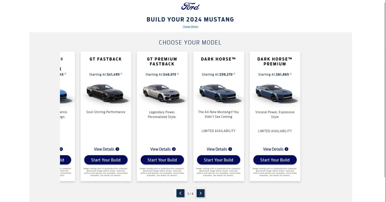 Go Configure Your 2024 Ford Mustang Right Now Carscoops   2024 Ford Mustang Configurator 1 1536x805 