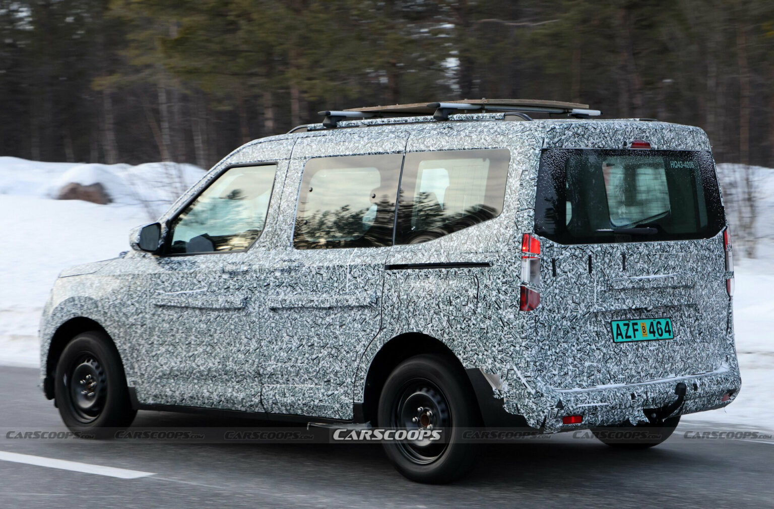 Ford’s Basic And Boxy Tourneo Courier Spied In Europe | Carscoops