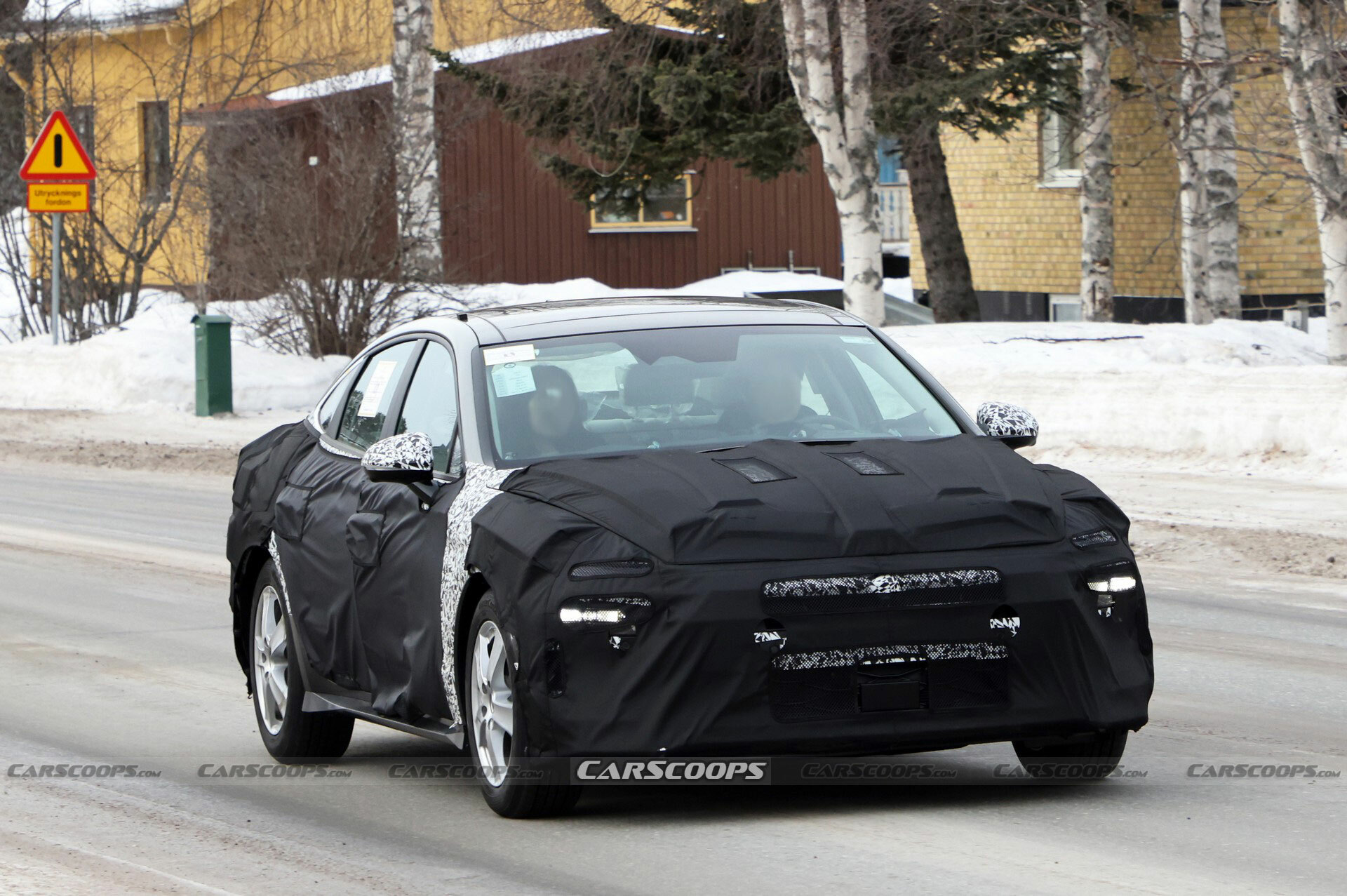 2024 Hyundai Sonata Spied With AWD And New Widescreen Display | Carscoops