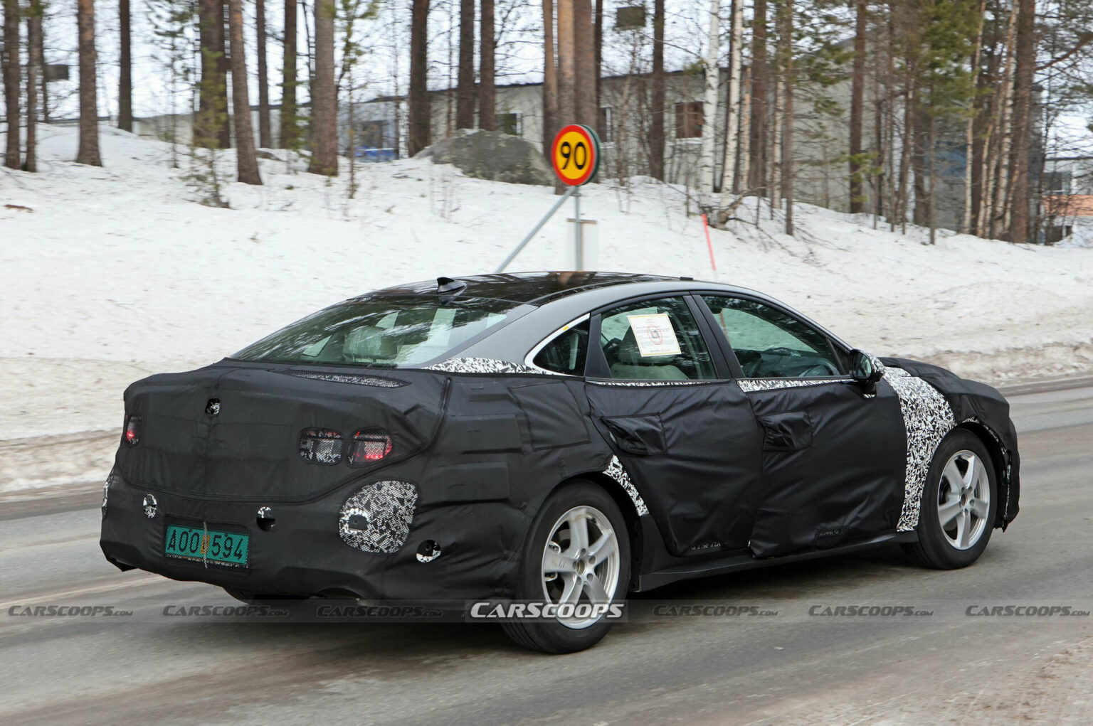 2024 Hyundai Sonata Spied With AWD And New Widescreen Display | Carscoops