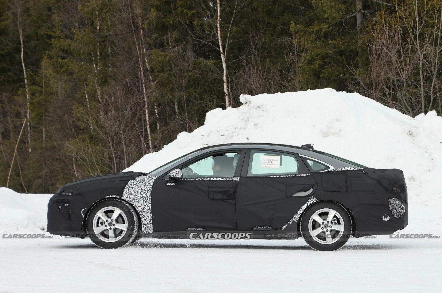 2024 Hyundai Sonata Spied With AWD And New Widescreen Display | Carscoops