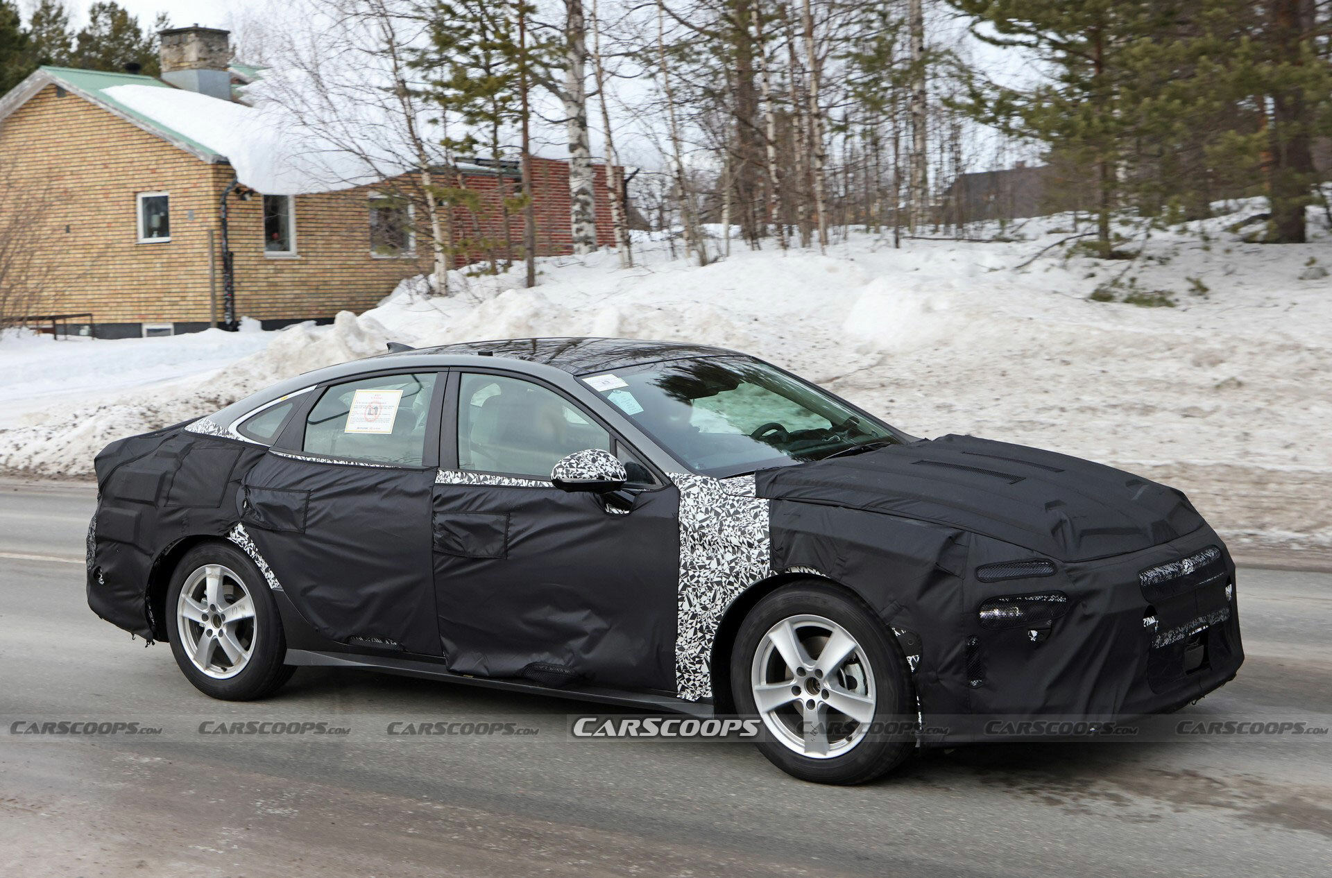 2024 Hyundai Sonata Spied With AWD And New Widescreen Display | Carscoops