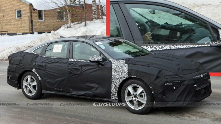 2024 Hyundai Sonata Spied With AWD And New Widescreen Display | Carscoops