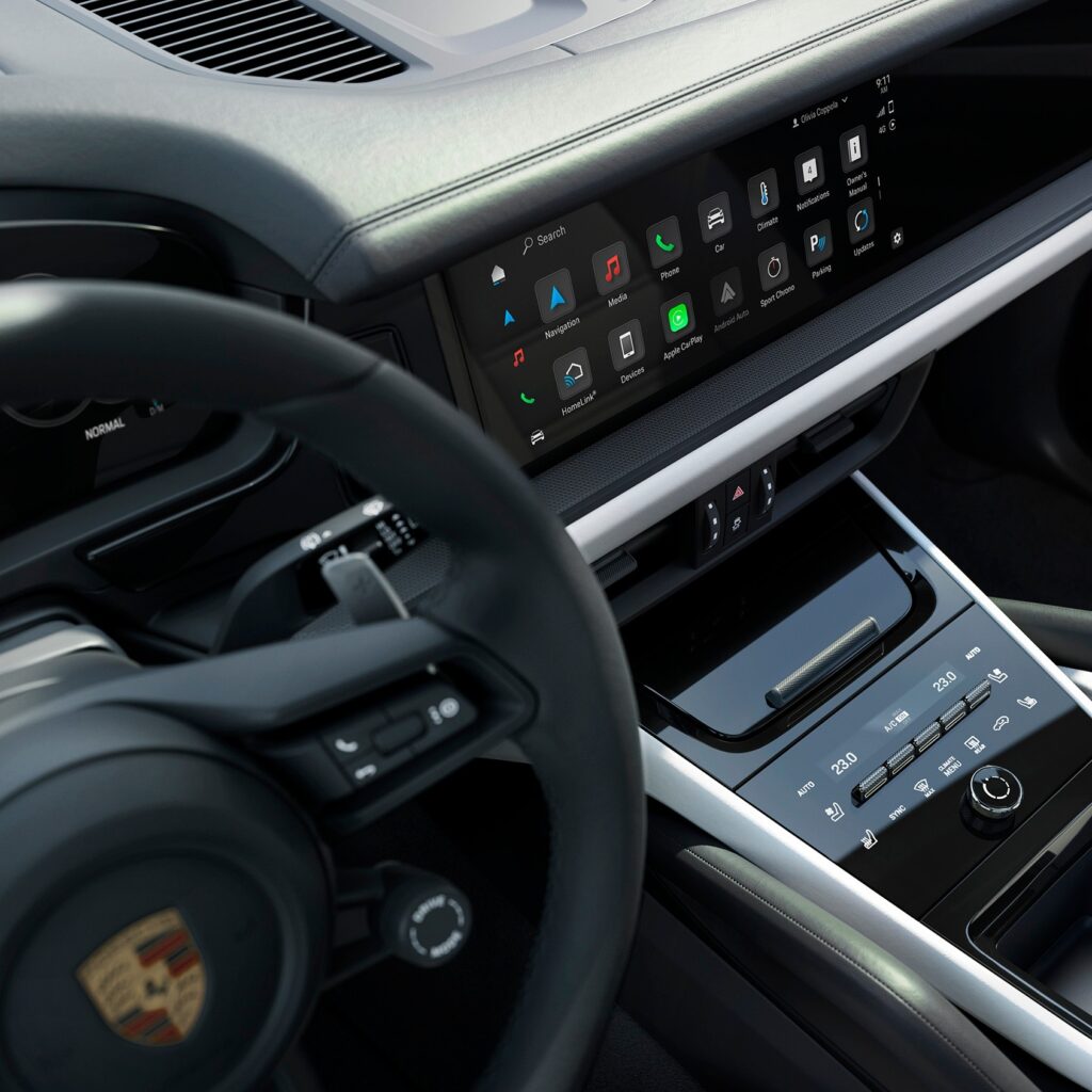 2025 Porsche Cayenne Exterior Design Revealed Through Infotainment