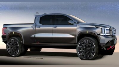 This Official GM Design Sketch Could Make For A GMC EV Pickup | Carscoops