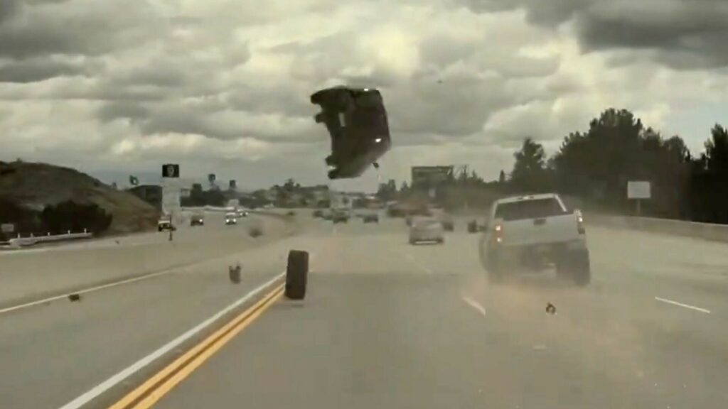 Kia Soul Sent Flying Several Feet Into The Air In Unbelievable Crash ...