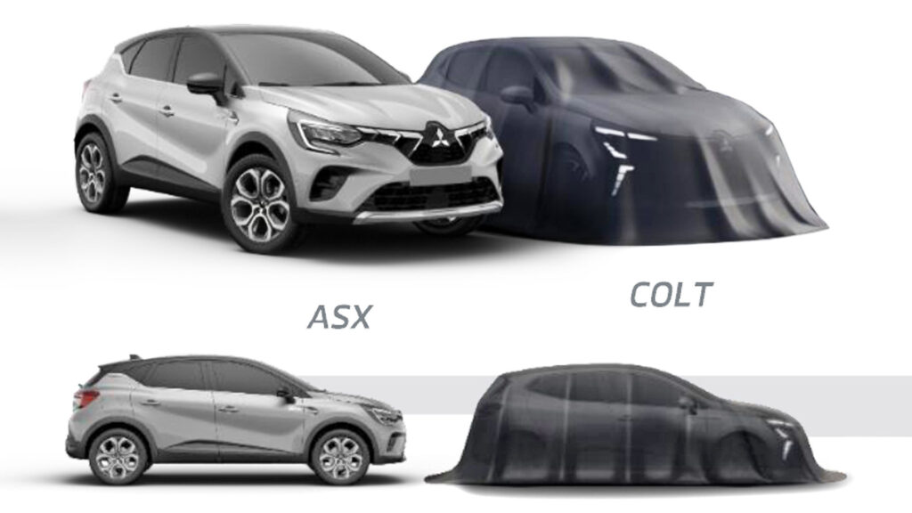  2023 Mitsubishi Colt Debuts On June 8 As Renault Clio’s Twin With Hybrid Option