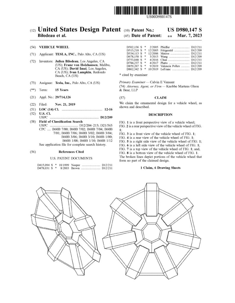 Tesla Cybertruck Wheel Cover Patent 1 794x1024 - Auto Recent