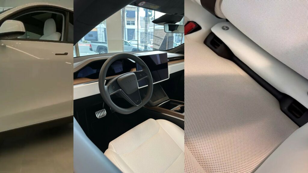  Updated Tesla Model S With An Actual Steering Wheel Reveals More Tiny Changes