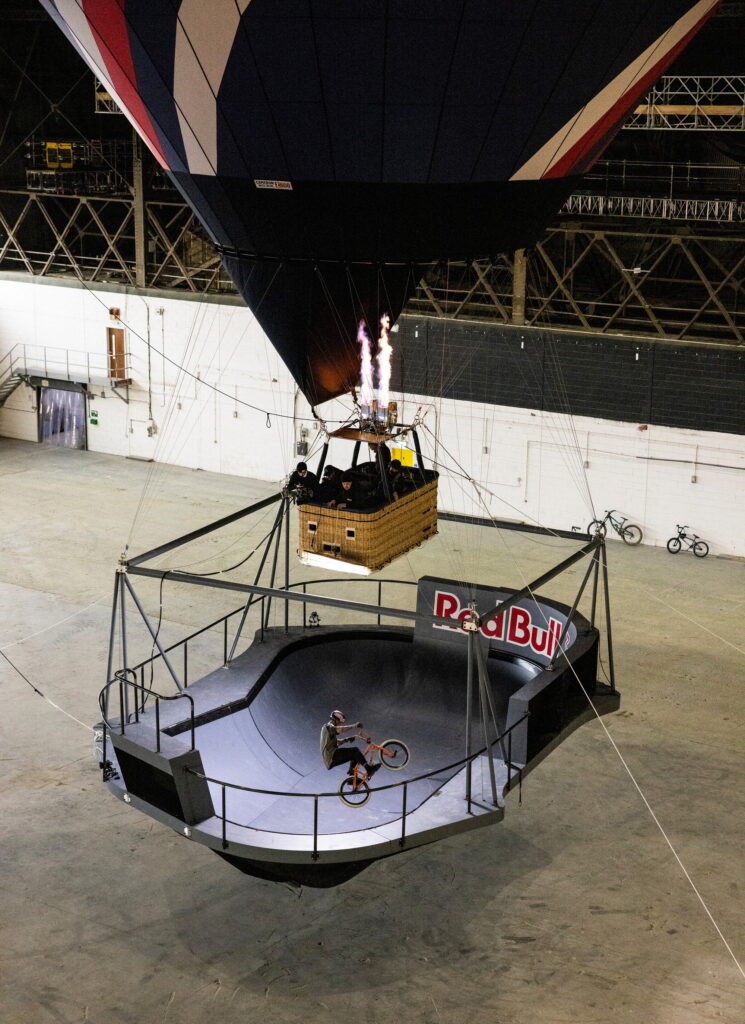 High Flying BMX: Red Bull Helps Create World's Floating Skate Park | Carscoops