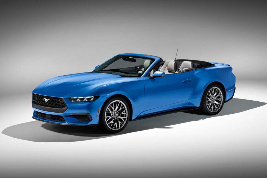 Here S Every 2024 Mustang Color Option Which Would You Pick Carscoops   2024 Ford Mustang Grabber Blue 1024x683 