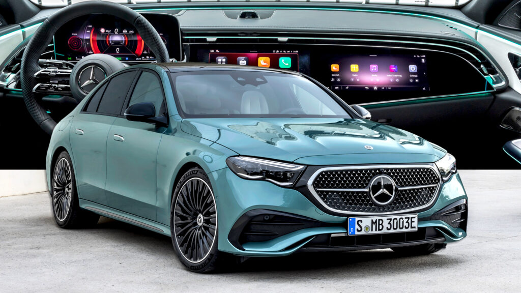 2024 Mercedes E-Class Thinks Hybrid Power, In-Car TikTok And A