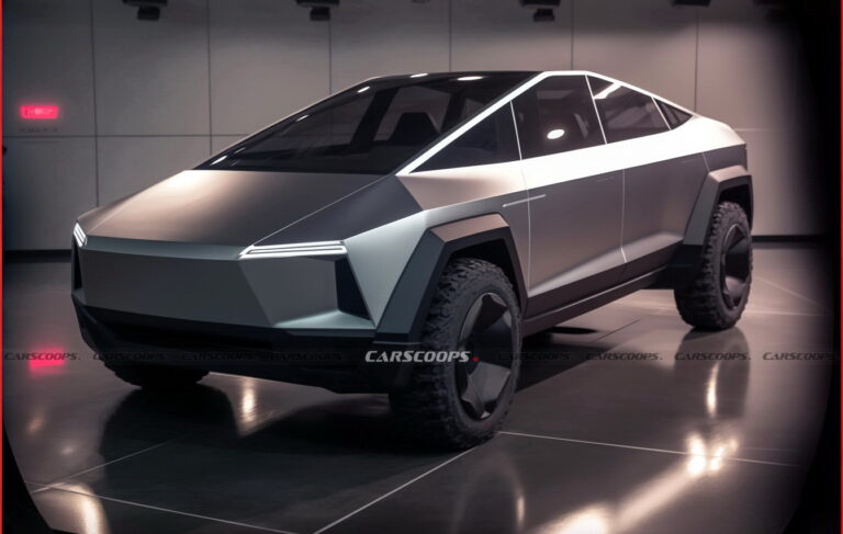 What If Tesla Embraced The Cybertruck’s Styling For A Rugged Coupe-SUV ...