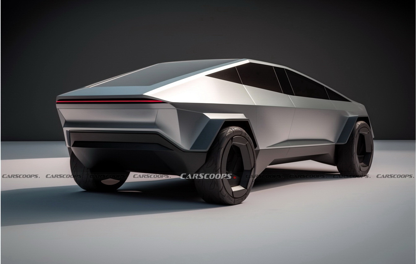 What If Tesla Embraced The Cybertruck’s Styling For A Rugged Coupe-SUV ...