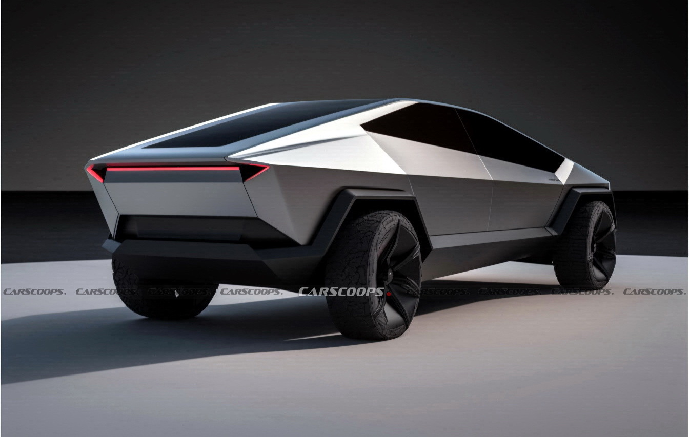 What If Tesla Embraced The Cybertruck’s Styling For A Rugged Coupe-SUV ...