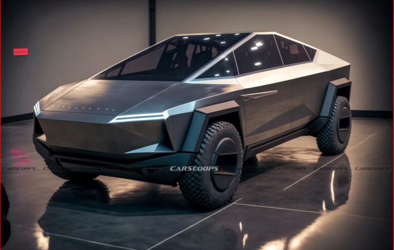 What If Tesla Embraced The Cybertruck’s Styling For A Rugged Coupe-SUV ...