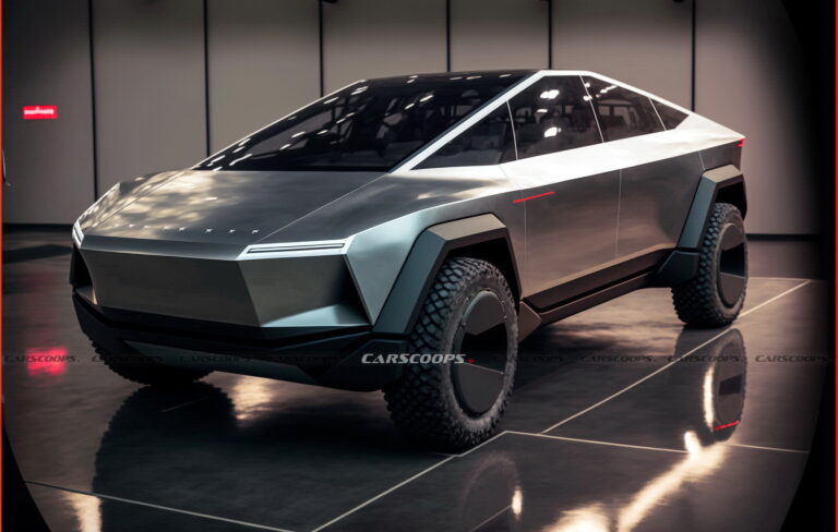 What If Tesla Embraced The Cybertruck’s Styling For A Rugged Coupe-SUV ...