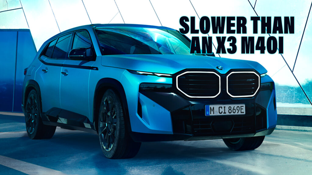  Entry Level BMW XM 50e Disappoints With Just 469 HP And A Slower 0-60 Than X3 M40i