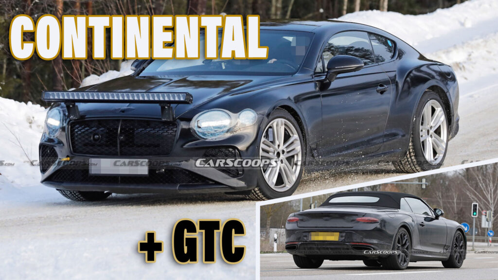   Los renovados Bentley Continental y GTC Cabrio piensan que es mejor envejecer con gracia