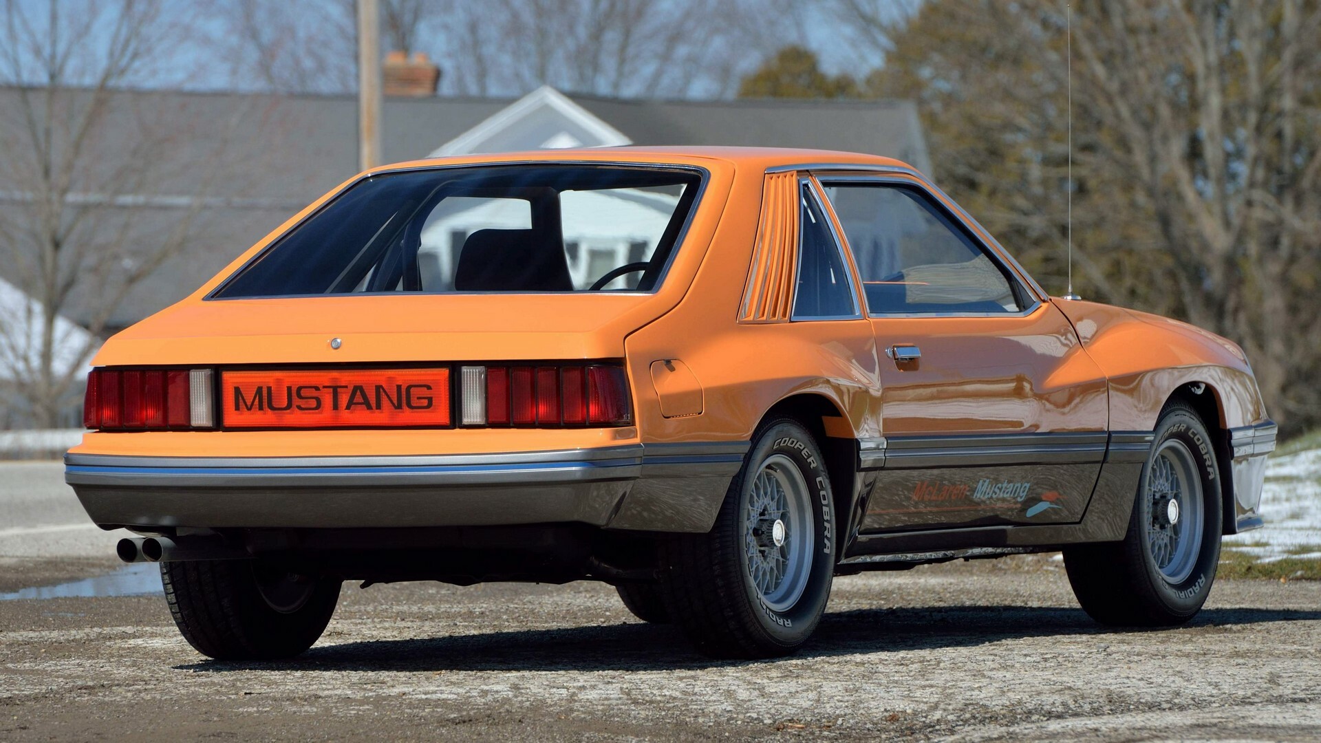 The McLaren Mustang Was A 1980s Fever Dream And One Is Going Up For ...